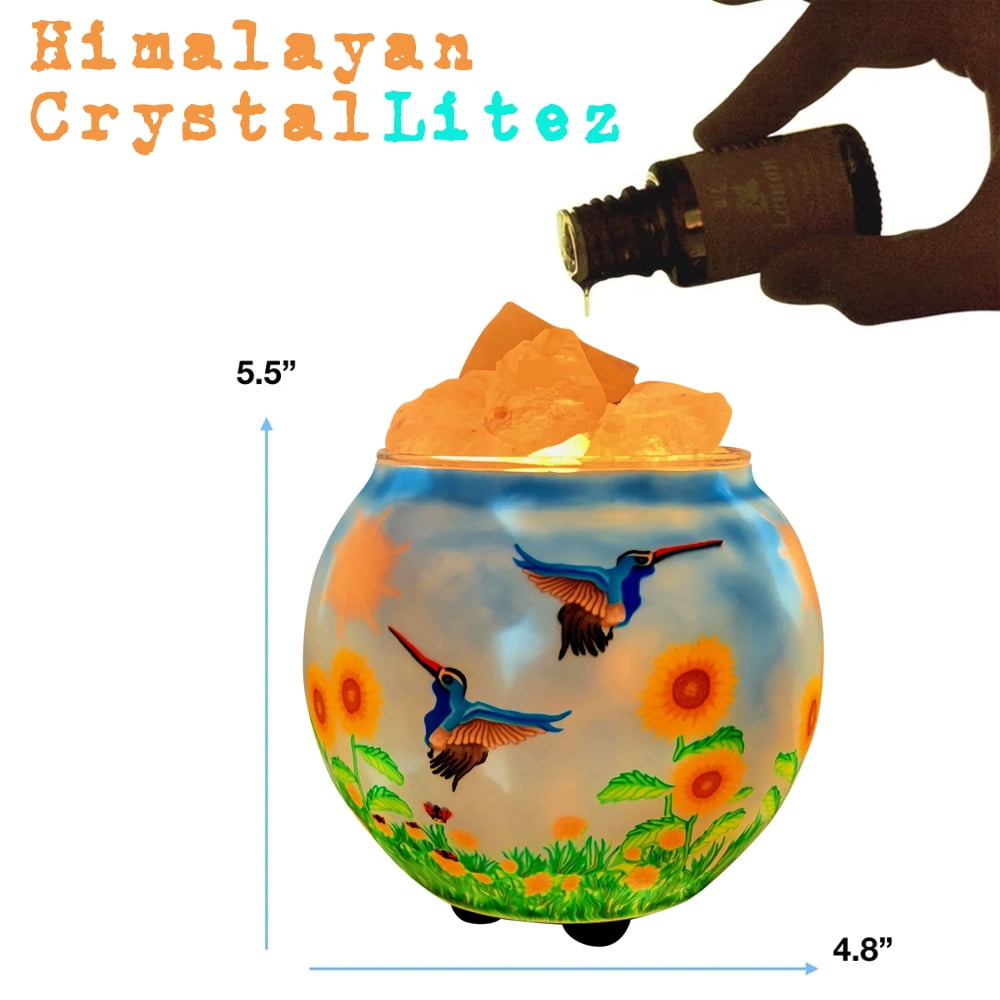 Himalayan CrystalLitez Himalayan Salt Lamp with UL Listed Dimmer Cord