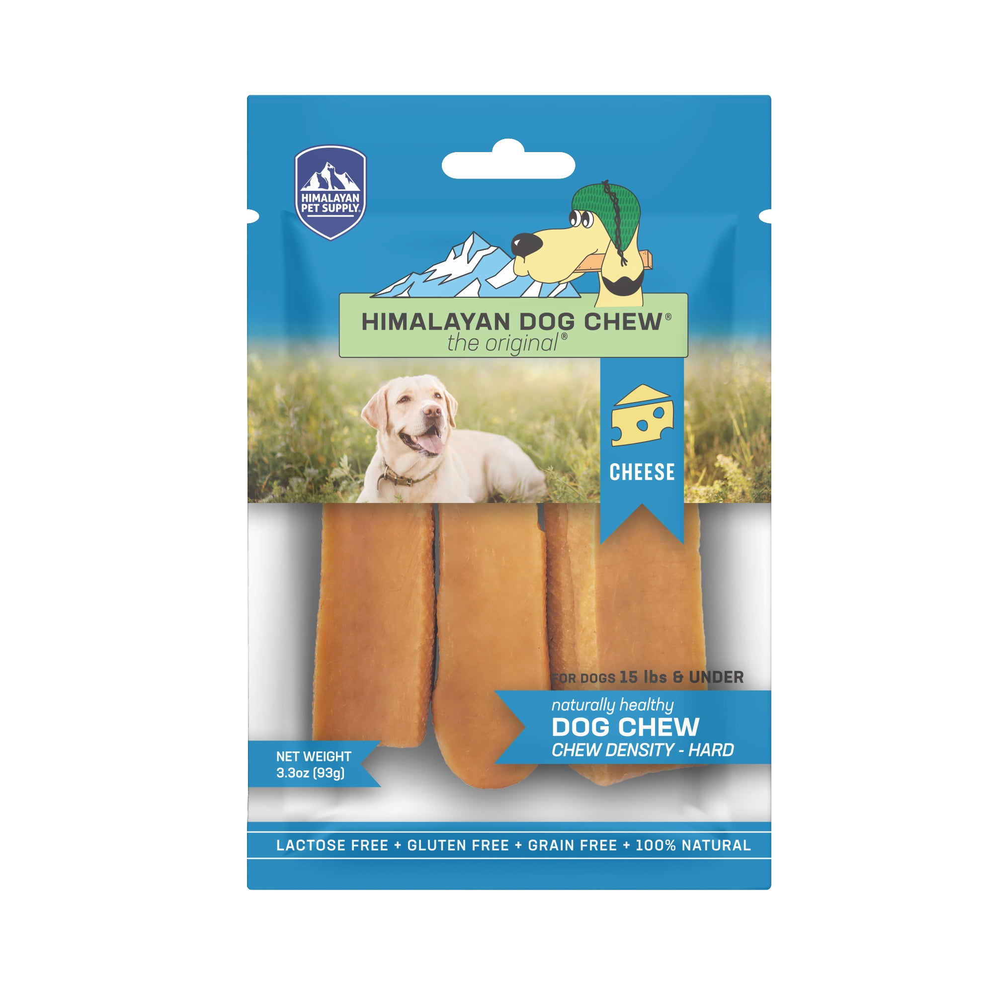 Hard cheese top dog chew