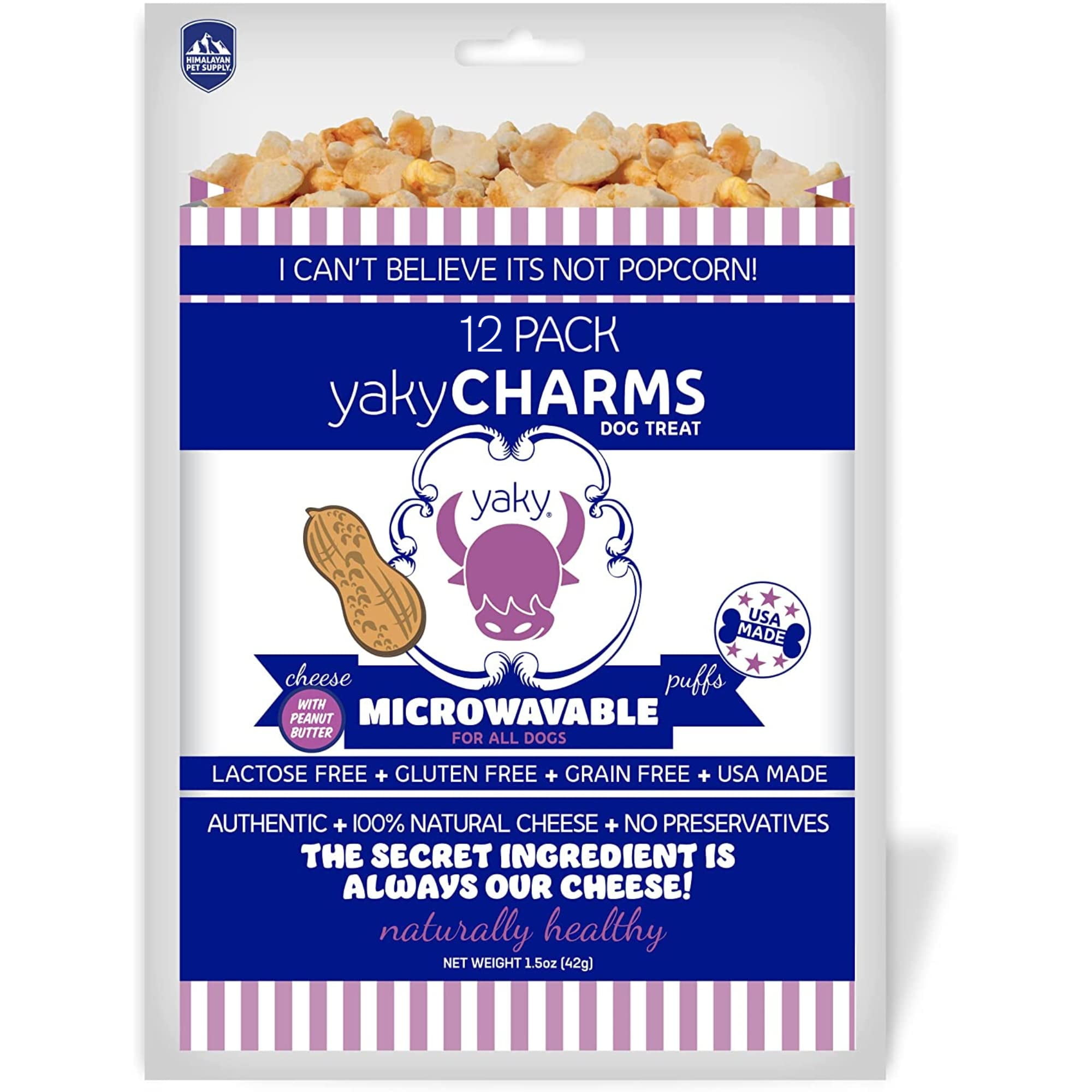 Himalayan Dog Chew YakyCharms STF9 Peanut Butter Popcorn Dog Treats