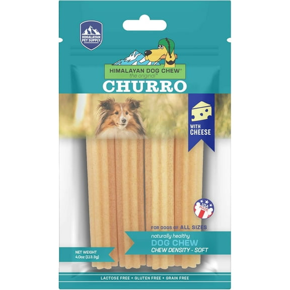 Himalayan Dog Chew yakyCHURRO Cheese, 4 count