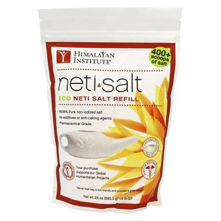 Himalayan Institute Neti Salt Eco Neti Salt Refill, 1.5 lb, 3 Pack