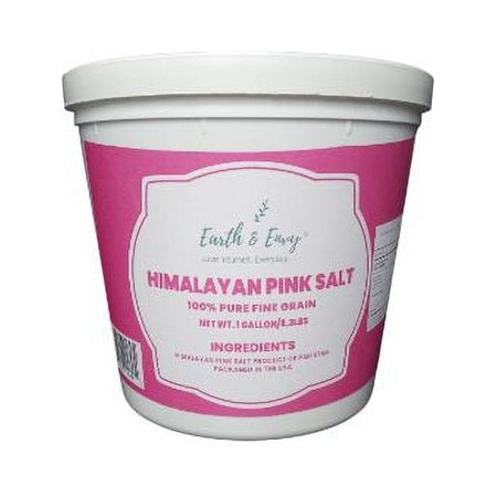 Himalayan Pink Salt Fine Grain 100% Pure (5lb) by Earth & Envy®