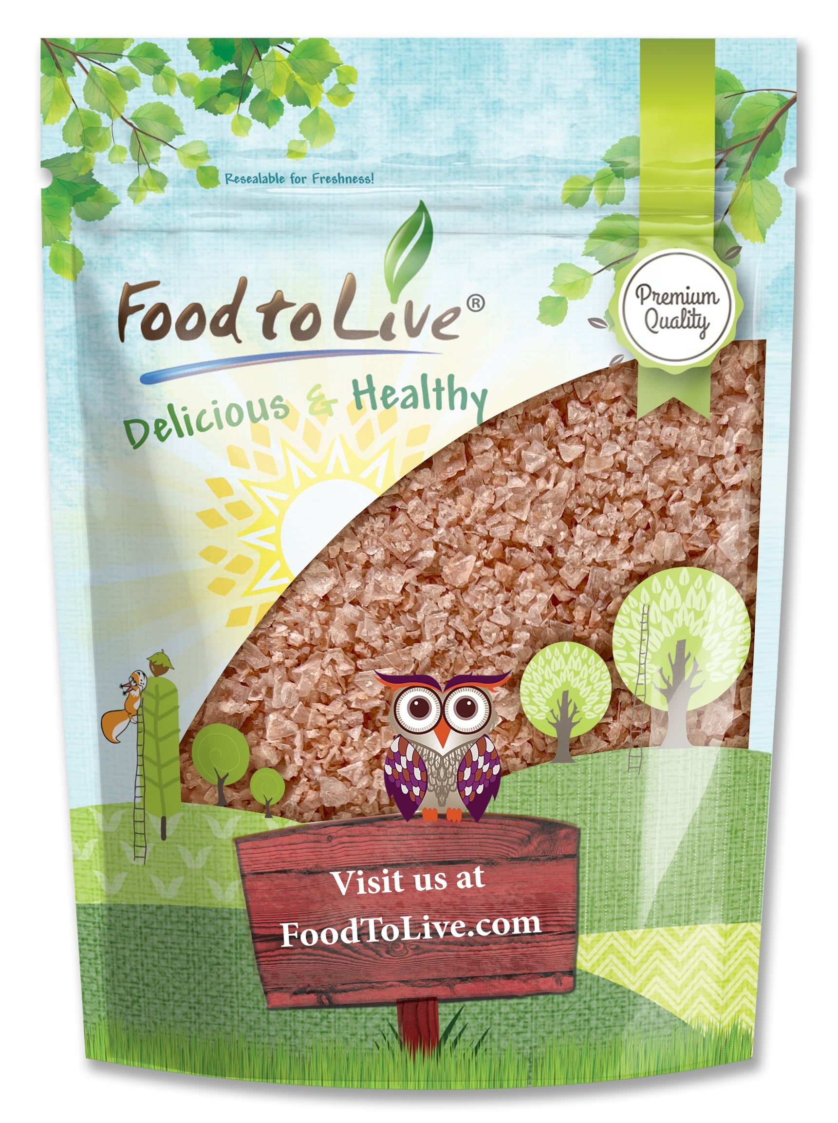 Himalayan Pink Salt Flakes, 1.5 Pounds — Vegan — by Food to Live
