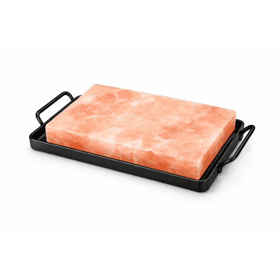 Himalayan Salt Block Cooking Plate 12 x 8 x 1.5 for Grilling, Cooking, Serving