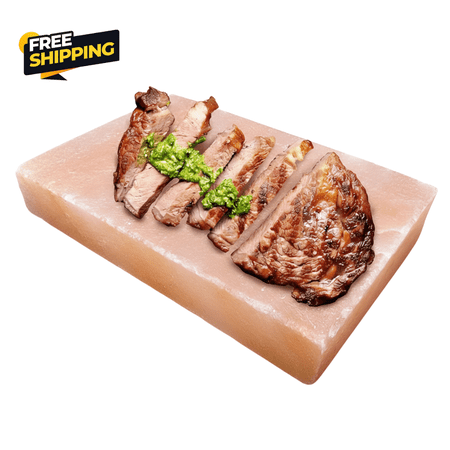 Himalayan Salt Cooking Block 12 x 8 x 2 in, Salt Slab for Cooking, Grilling, and Serving