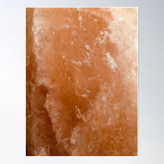 Himalayan Salt Design Poster Wall Art, Modern Wall Decor For Living Room Bedroom, 24x36 UNFRAMED