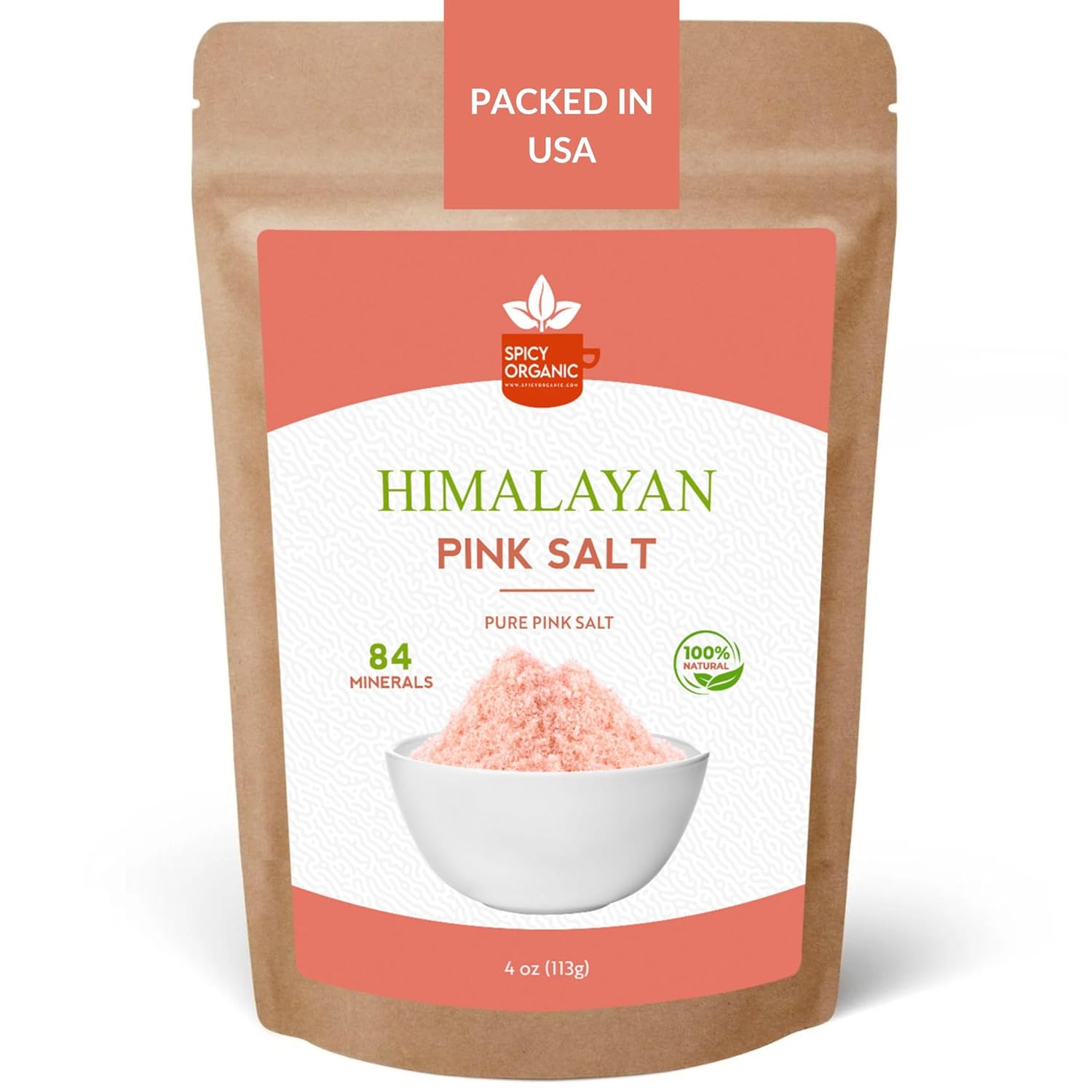 Himalayan Salt, Fine Ground Sea Salt for Table Cooking 4 oz