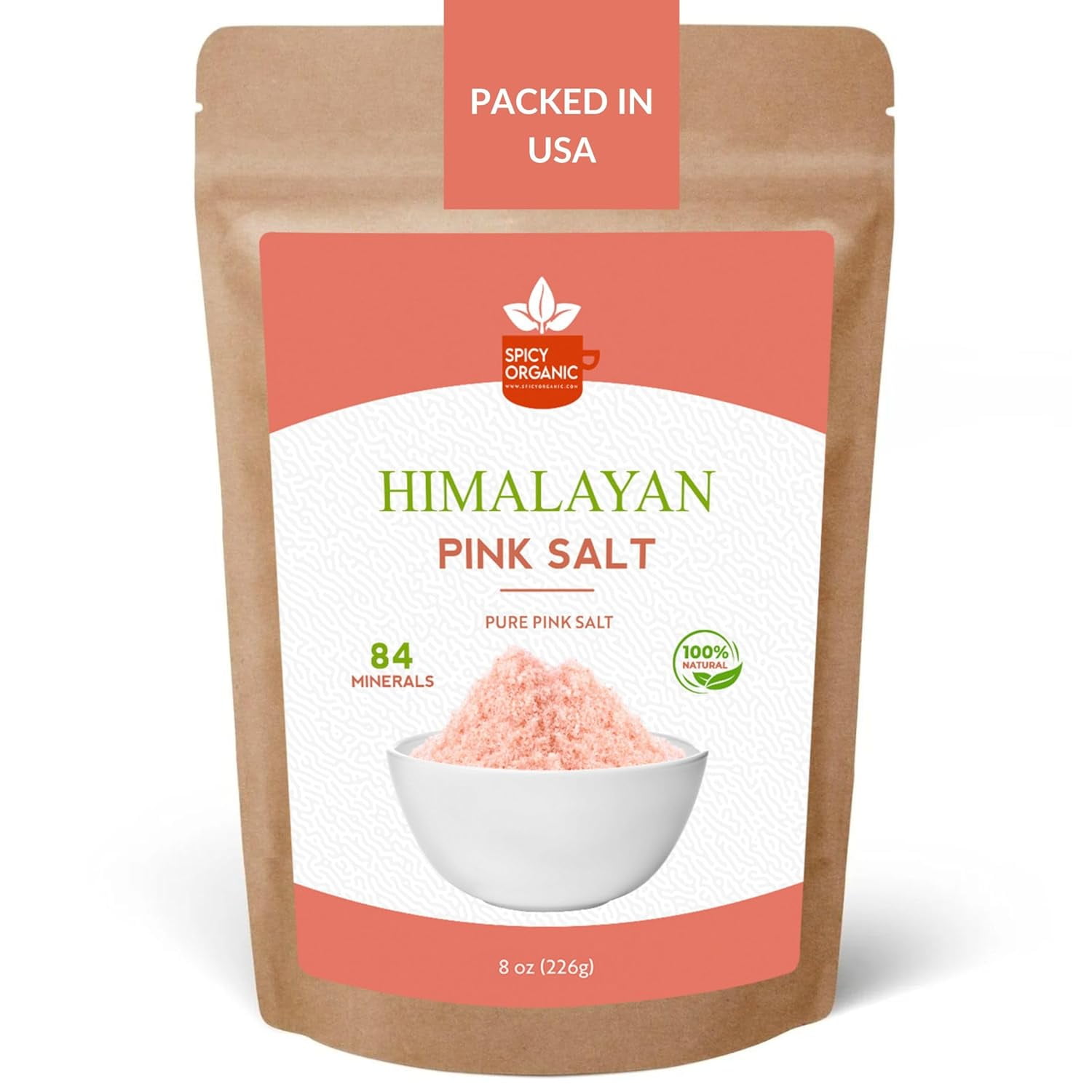 Himalayan Salt, Fine Ground Sea Salt for Table Cooking 8 oz