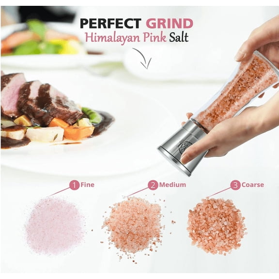 Himalayan Salt  Grinder, 7.05 OZ PACK OF 2