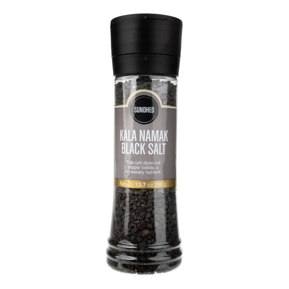 Himalayan Salt Indian Black/Kala Namak in Grinder- 13.7 Oz