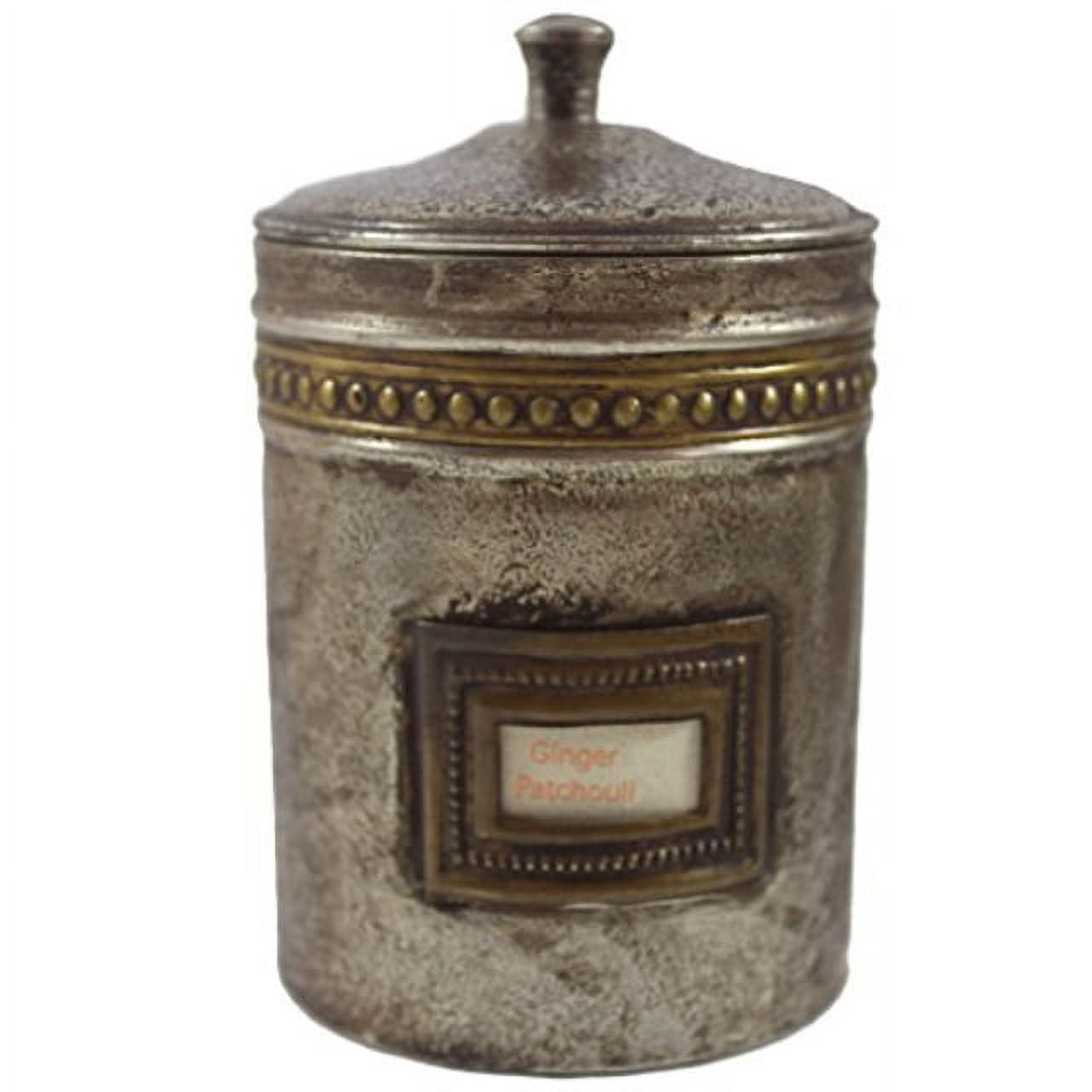 Gray Vintage-Inspired Soy Scented Jar Candle