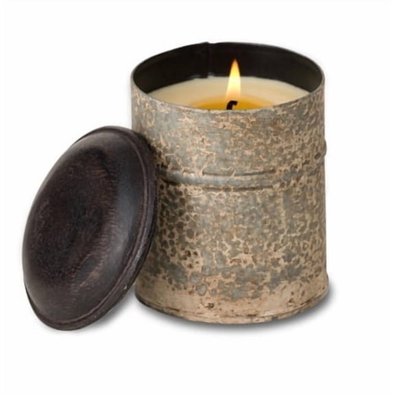 Himalayan Trading Post White Spice Tin Candle, Campfire, 10 oz