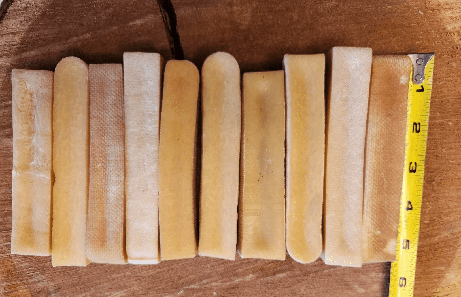 Himalayan Yak Bones Dog Chew Treats for Small/Medium Dogs - 10 Chews each 5" long