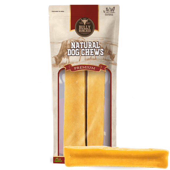 Bully Bunches Large Authentic Himalayan Yak Chew (LARGE) - 2 Pack