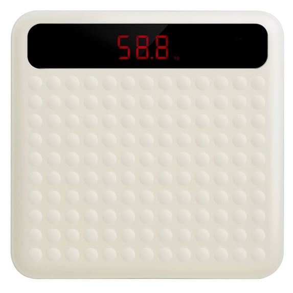 Vowella Smart Body Fat Scale, Highly Accurate Digital Bathroom Scale with Large LCD Display, 400 lbs Capacity, White