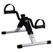 Himaly Foot Pedal Exerciser, Folding Exercise Bike for Arm Workout Leg Exerciser, Under Desk Peddler with LCD Display