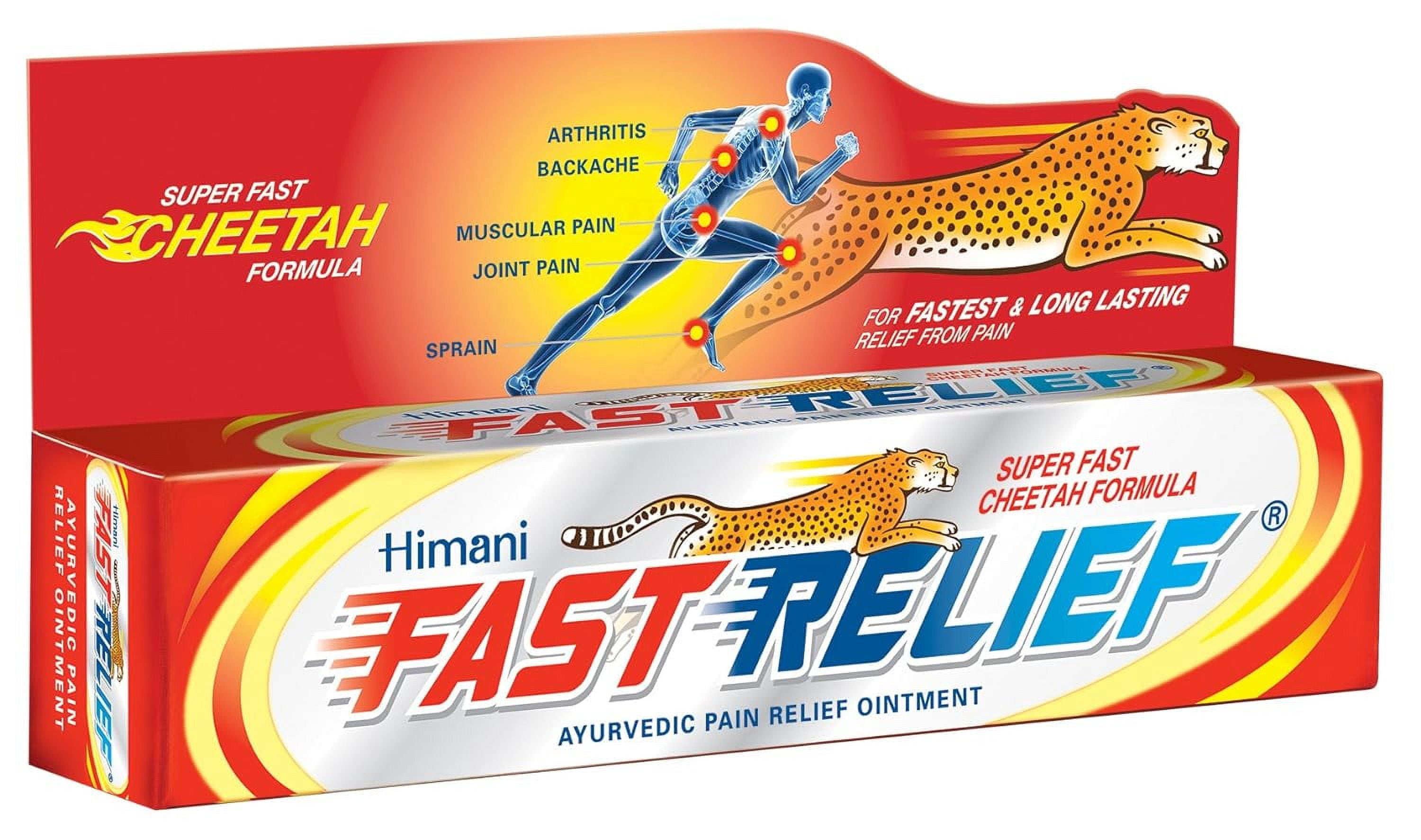Himani Fast Relief Relieves Back Pain And Joint Pains Non Sticky Cream 45 Ml