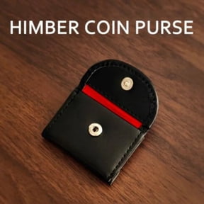 Himber Coin Purse Magic Tricks Premium Leather Coin Switch Wallet Coin Switching Trick Beginners Magia Props Magician Accessory