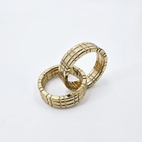Himber Ring Gold Color Linking Ring Magie Close Up Street Gimmick Props Magic Tricks Comedy Easy To Do Magician Illusions Funny