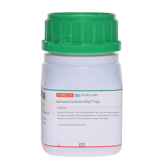 Himedia - Sabouraud Dextrose HiVeg Agar - Code : MV063-100G