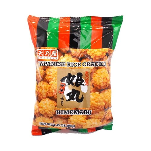 Himemaru Japanese Rice Crackers 98g, British Import (Pack of 6)