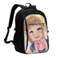 thumbnail image 1 of Himiko My Hero Academia Backpack Schoolbag Large Capacity Daypack Bookbag Satchel Notebook Laptop Backpack Travel Bag USB Rucksack, 1 of 7
