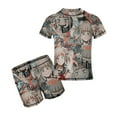 thumbnail image 1 of Himiko Toga Boys Rash Guard Set 2 Piece Swimsuits Short Sleeve Bathing Suits with Trunks, 1 of 7