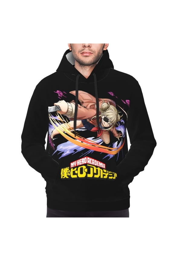 Himiko Toga Hoodies For Men Hoodie Pullover Long Sleeve Hooded Sweatshirt With Pockets