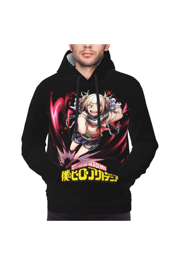 Himiko Toga Hoodies For Men Hoodie Pullover Long Sleeve Hooded Sweatshirt With Pockets