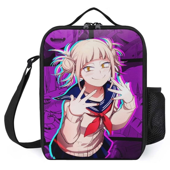 Himiko Toga Lunch Bag, Insulated Lunch Bag for Women Men Lunch Box Container Bag Reusable Lunch Tote Bag for Office, Work, Beach, Travel, Picnic