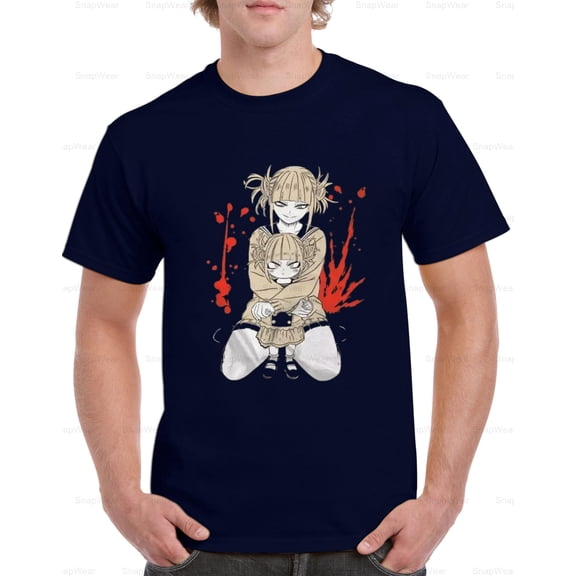 Himiko Toga My Hero Academia Shirt Anime Cosplay Manga Villain Cute T-Shirt (1) Unisex, up to 5XL