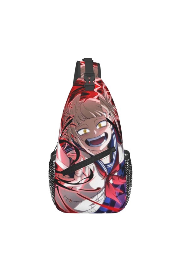 Himiko Toga Sling Bag Crossbody Sling Backpack Chest Bag Daypack Purses Shoulder Bag For Women Men Travel Hiking