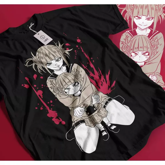 Himiko Toga T-Shirt Izuku Midoriya My Hero Academia Girl Kawaii Shirt Gift 208 | eBay