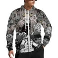 thumbnail image 1 of Himiko Toga Zip Up Hoodies Unisex Realistic 3D Print Sweatshirt Long Sleeve Hooded Jacket Coat 3XL, 1 of 8