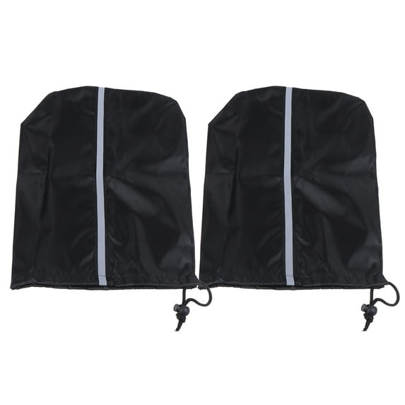 Himition 1 Pair 33x27cm Auto Side Mirror Covers Car Rear View Back Mirror Protector Mirror Sleeve for Ordinary Vehicle Type (Black)