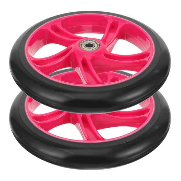 FELTECHELECTR Scooter Replacement Wheels Pu Scooter 1 Pair