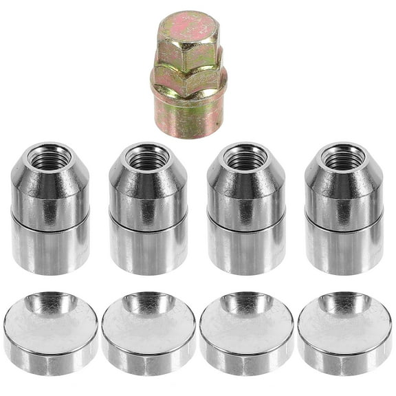FELTECHELECTR Wheel Hub Anti Theft Bolt Car Tire Nut Iron 1 Set