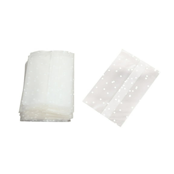 FELTECHELECTR Treat Bag Star Shaped for Party and Favors Cookie Packaging 100Pcs 2.8x3.9in