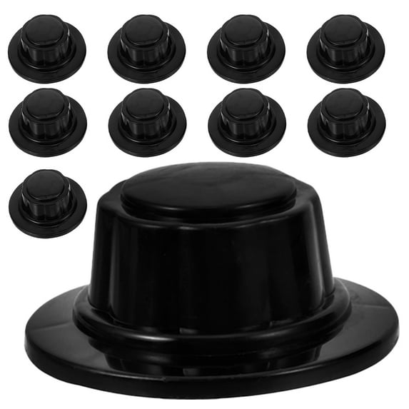 Himition 10pcs Fan Nut Cover Universal Fan Nut Covers Plastic Electric Fan Nut Caps Fan Replacement Parts