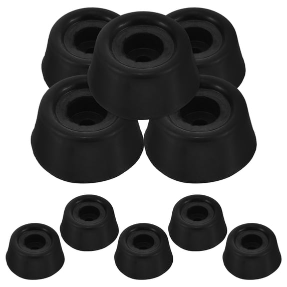 Himition 10pcs Pool Cue Rubber Protector Billiard Cue Bottom Tail Protective Cover Rubber End Caps for Pool Cue Stick Replacement Billiard Cue Bottom Tip