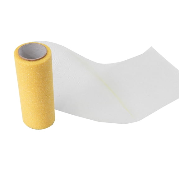 Himition 15x10 Yards Banquet Wedding DIY Tulle Spool Roll Craft Tutu Decoration (Yellow)