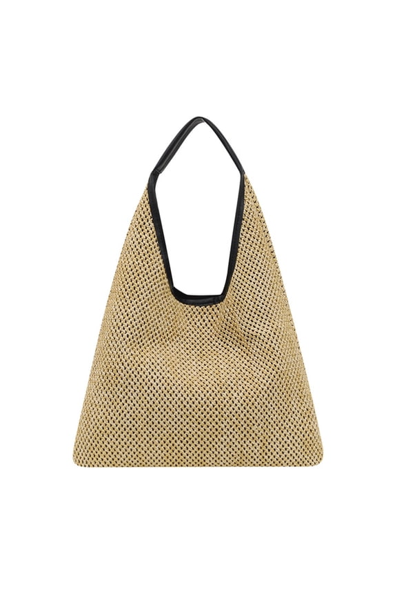 1Pc Fashion Tote Bag Multifunctional Beach Pouch Large Capacity Shoulder Bag