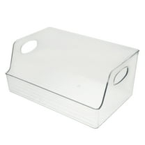 Himition 1Pc Multipurpose Transparent Book Storage Box Acrylic Book Storage Container