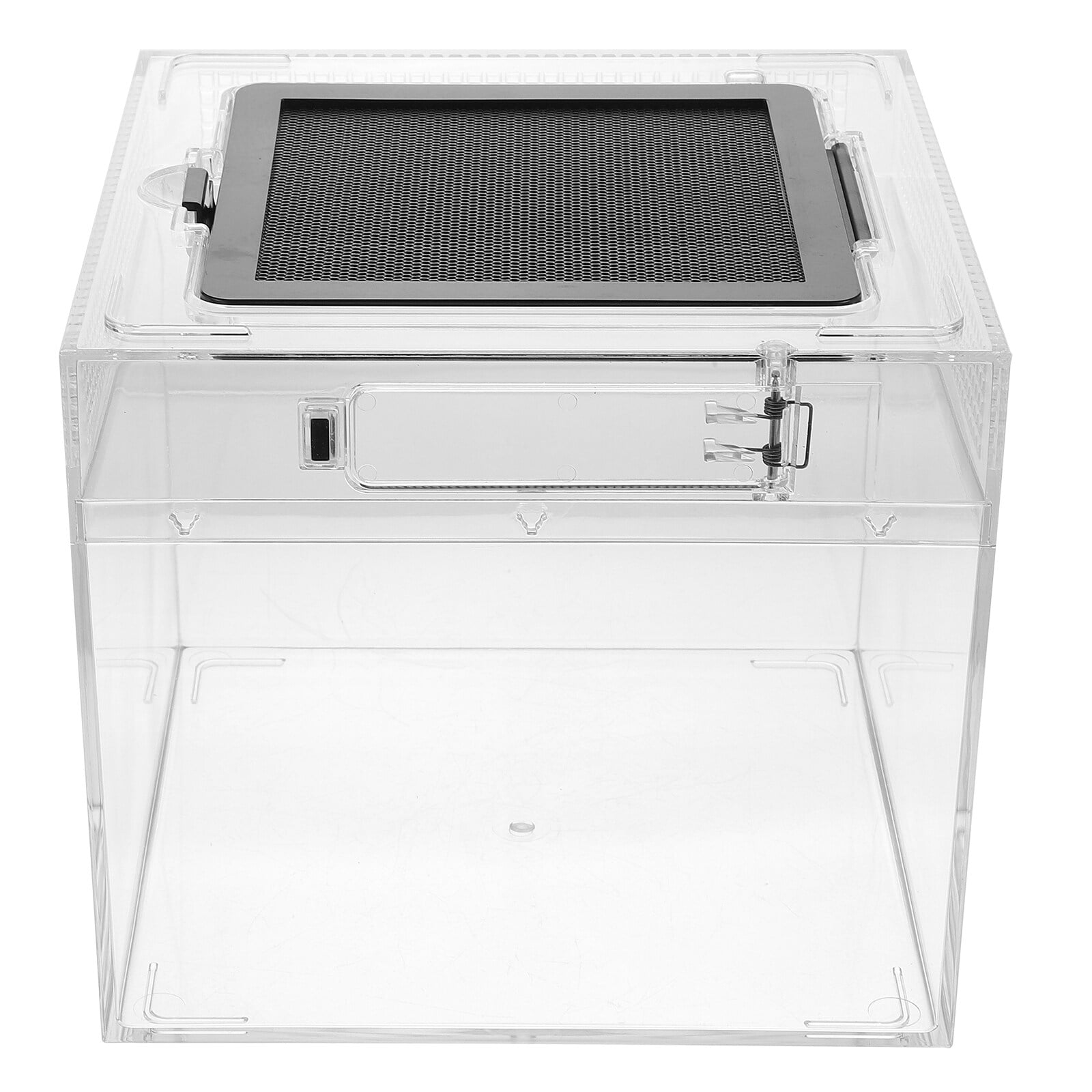 Himition 1Pc Reptile Feeding Box Small Crawling Pet Hatching Container Lizard Habitat Box