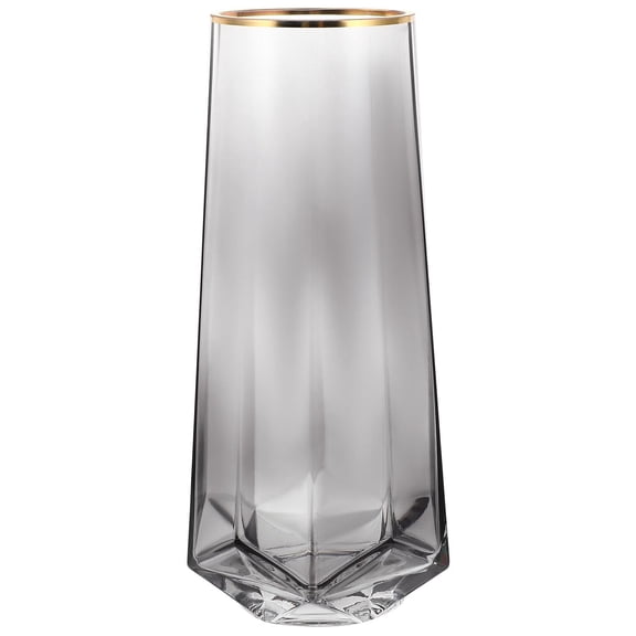 Himition Glass Vase for Flower Arrangement, Decorative Craft Container, Home Decor , 1 Piece