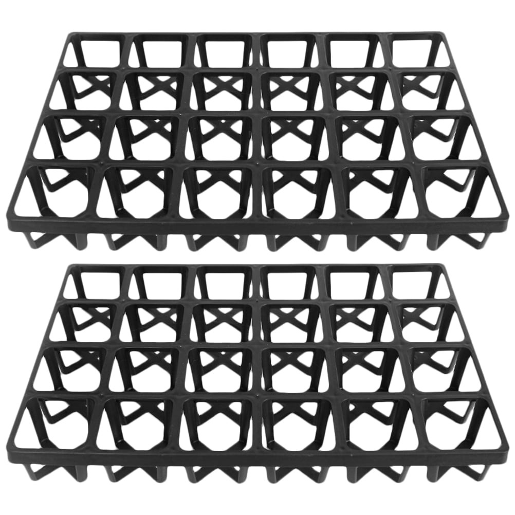 Stagging Rack Walmart Himition 2Pcs 24 Grids Grow Planter Racks Plastic Starter Moving Pot ...