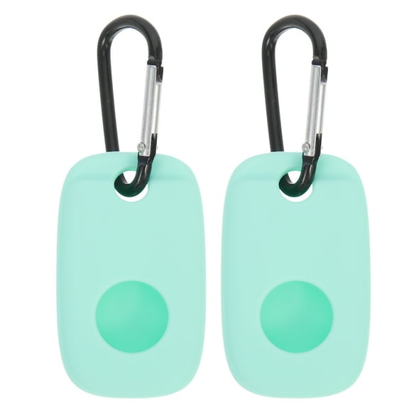 Green Silicone Protective Cover for Keychain Locator Cases with Precise Fit and Durable Design 2Pcs