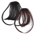 thumbnail image 1 of FELTECHELECTR Fake Bangs High Temperature Fiber Women Hairpiece for Everyday Wear 2Pcs 7.1x3.1x0.2in, 1 of 5