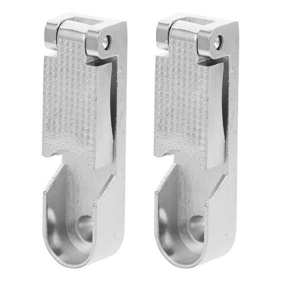 FELTECHELECTR Wardrobe Bracket Aluminium Alloy 2Pcs 2.8X0.8X0.6In