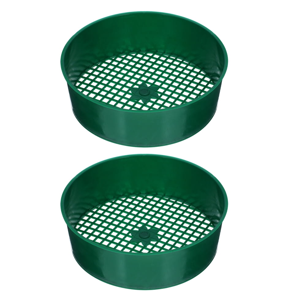 Pineeseatile Tamis Jardinage 2 PCS - Tamis Sol Plastique Avec Pelle - Classificateur Compost Terre